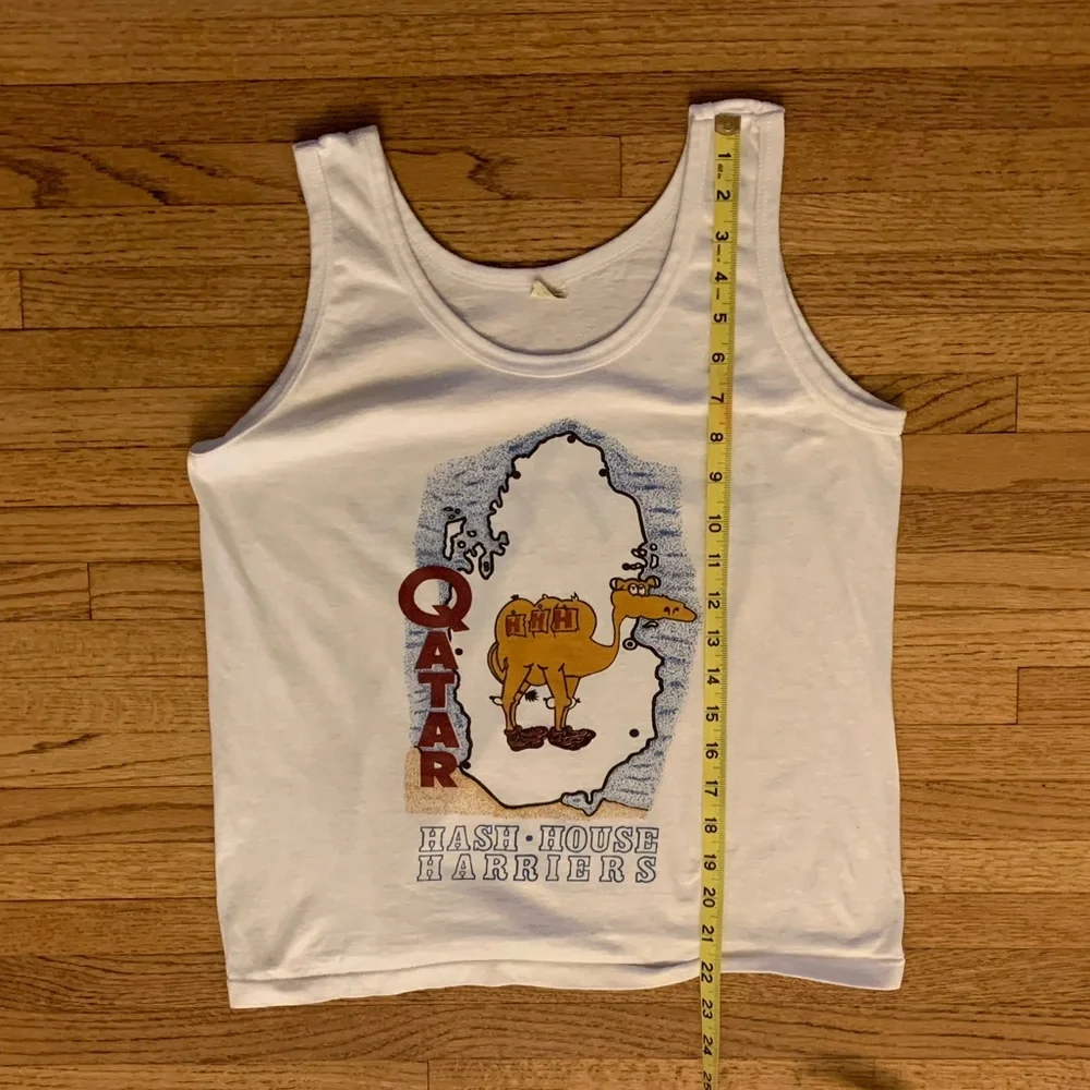 Vintage Qatar Hash House Harriers Tank Top - Y2K Gorpcore - Picture 3 of 4